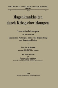 Abbildung von: Magenkrankheiten durch Kriegseinwirkungen - Springer