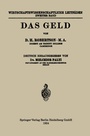 Cover: Das Geld - Springer