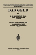 Cover: Das Geld - Springer