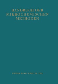 Abbildung von: Waagen und Geräte zur Anorganischen Mikro-Gewichtsanalyse - Springer