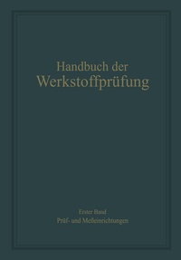 Enlarge image Cover: Prüf- und Meßeinrichtungen - Springer