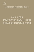 Cover: Praktische Unfall- und Invalidenbegutachtung - Springer