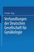 Cover: Verhandlungen der Deutschen Gesellschaft f&uuml;r Gyn&auml;kologie - Springer