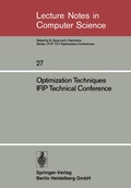 Cover: Optimization Techniques IFIP Technical Conference - Springer