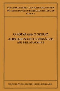 Abbildung von: Aufgaben und Lehrsätze aus der Analysis - Springer