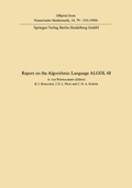 Cover: Report of Algorithmic Language ALGOL 68 - Springer
