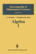 Cover: Algebra I - Springer