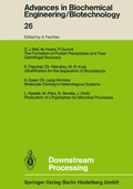 Cover: Downstream Processing - Springer