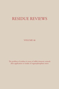 Enlarge image Cover: Residue Reviews - Springer