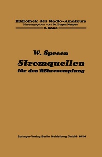 Abbildung von: Stromquellen für den Röhrenempfang - Springer