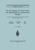 Cover: Die Beseitigung der beim Tauch- und Spritzlackieren entstehenden D&auml;mpfe - Springer
