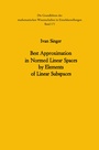 Cover: Best Approximation in Normed Linear Spaces by Elements of Linear Subspaces - Springer