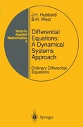 Cover: Differential Equations: A Dynamical Systems Approach - Springer