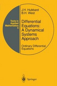 Enlarge image Cover: Differential Equations: A Dynamical Systems Approach - Springer