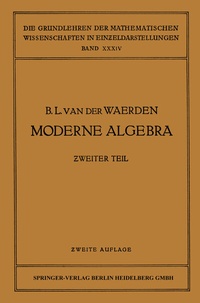 Abbildung von: Moderne Algebra - Springer