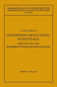 Abbildung von: Oxydations-Reductions-Potentiale - Springer