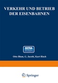 Cover: Verkehr und Betrieb der Eisenbahnen - Springer