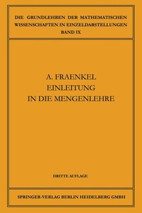 Abbildung von: Einleitung in die Mengenlehre - Springer