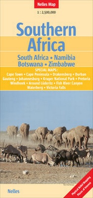 Abbildung von: Southern Africa - South Africa, Namibia, Botswana, Zimbabwe - Nelles