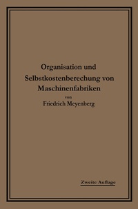 Abbildung von: Einführung in die Organisation von Maschinenfabriken - Springer
