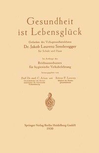 Abbildung von: Gesundheit ist Lebensglück - Springer