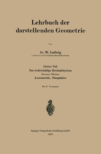 Enlarge image Cover: Das rechtwinklige Zweitafelsystem - Springer