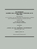 Cover: Das Veterin&auml;rwesen einschlie&szlig;lich einiger verwandter Gebiete in Britisch-Indien und der Kolonie Ceylon - Springer