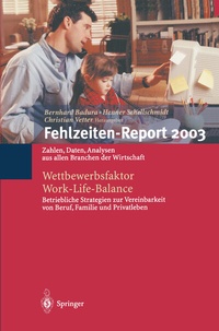 Abbildung von: Fehlzeiten-Report 2003 - Springer