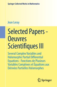 Abbildung von: Selected Papers - Oeuvres Scientifiques III - Springer