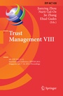 Cover: Trust Management VIII - Springer
