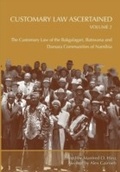Cover: Customary Law Ascertained Volume 2 - University of Namibia Press