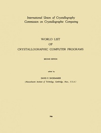 Abbildung von: World List of Crystallographic Computer Programs - Springer