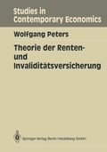 Cover: Theorie der Renten- und Invalidit&auml;tsversicherung - Springer