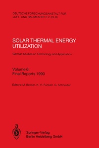 Enlarge image Cover: Solar Thermal Energy Utilization. German Studies on Technology and Application - Springer