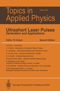 Cover: Ultrashort Laser Pulses - Springer