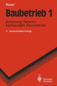 Enlarge image Cover: Baubetrieb 1 - Springer