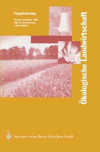 Abbildung von: Ökologische Landwirtschaft - Springer