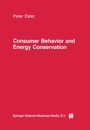 Cover: Consumer Behavior and Energy Conservation - Springer