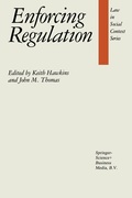Cover: Enforcing Regulation - Springer