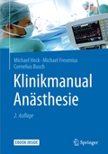 Cover: Klinikmanual An&auml;sthesie - Springer