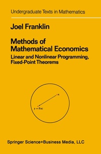 Abbildung von: Methods of Mathematical Economics - Springer