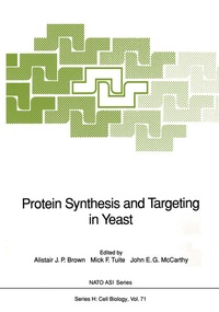 Enlarge image Cover: Protein Synthesis and Targeting in Yeast - Springer