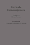 Cover: Chemische Elementarprozesse - Springer
