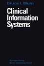 Cover: Clinical Information Systems - Springer