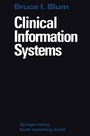 Cover: Clinical Information Systems - Springer