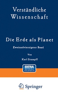 Enlarge image Cover: Die Erde als Planet - Springer