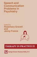 Bild: Speech and Communication Problems in Psychiatry - Springer