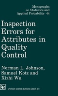 Cover: Inspection Errors for Attributes in Quality Control - Chapman & Hall/CRC