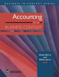 Cover: Accounting in a Business Context - Cengage Learning EMEA