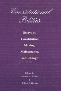 Enlarge image Cover: Constitutional Politics - Princeton University Press